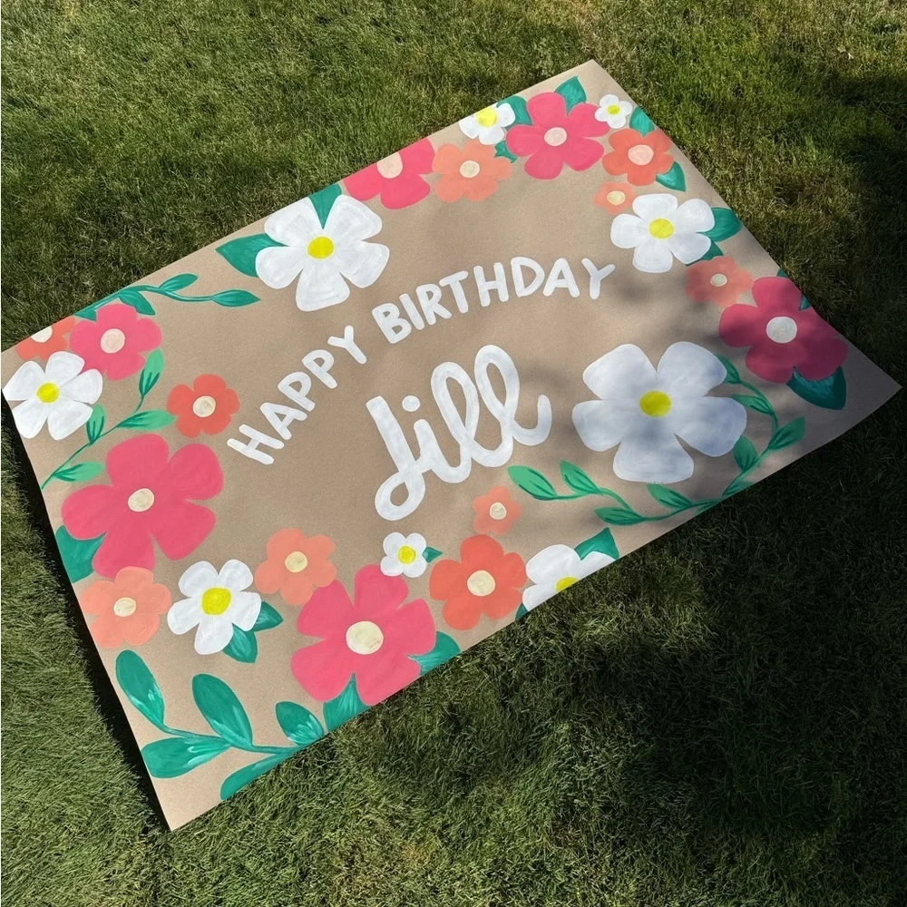 Custom Hand Painted Banners 3’X4’